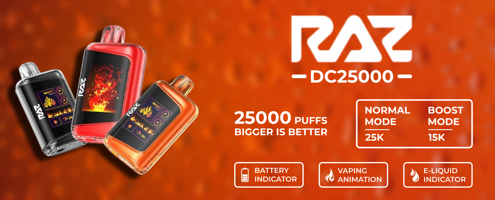 Raz DC25000 Banner