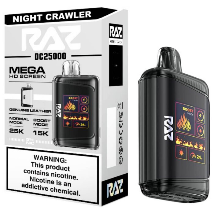 Night Crawler Raz Vape Flavor with 25000 Puffs