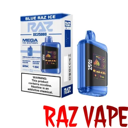 Blue Raz Ice - Raz DC25000 Puffs Best Disposable Vape