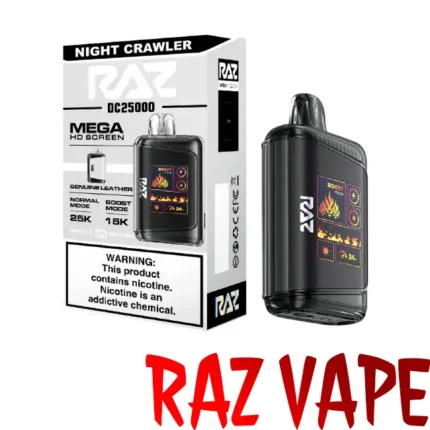 Night Crawler - Raz DC25000 Puffs Best Disposable Vape