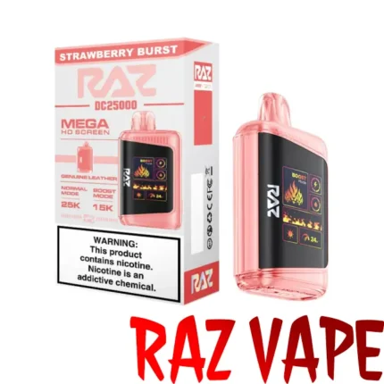 Strawberry Burst - Raz DC25000 Puffs Disposable Vape