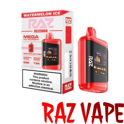 Watermelon Ice - Raz DC25000 Puffs Best Disposable Vape