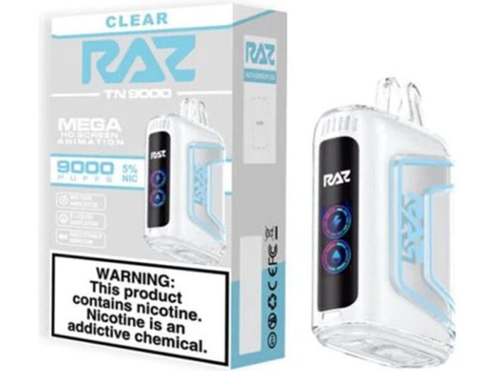 Clear Raz Vape 9000