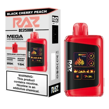 Black Cherry Peach - Raz DC25000 Puffs Disposable Vape