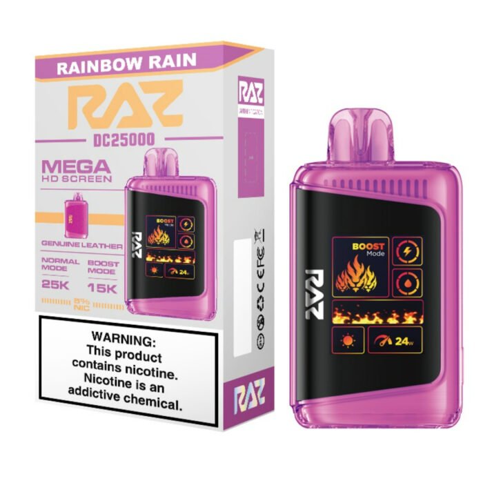 Rainbow Rain - Raz DC25000 Puffs Disposable Vape