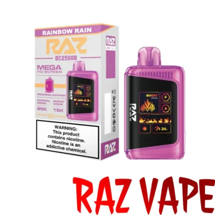 Rainbow Rain - Raz DC25000 Puffs Disposable Vape