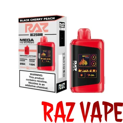 Black Cherry Peach - Raz DC25000 Puffs Disposable Vape