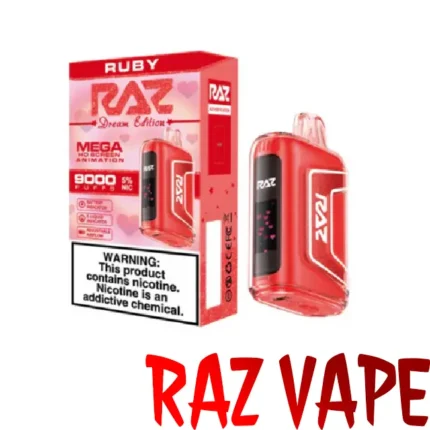 Ruby – Raz TN 9000 Puffs Best Disposable Vape