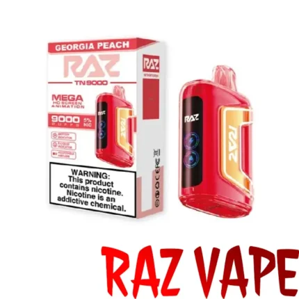 Georgia Peach - Raz TN 9000 Puffs Disposable Vape