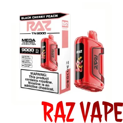 Black Cherry Peach - Raz TN 9000 Puffs Disposable Vape