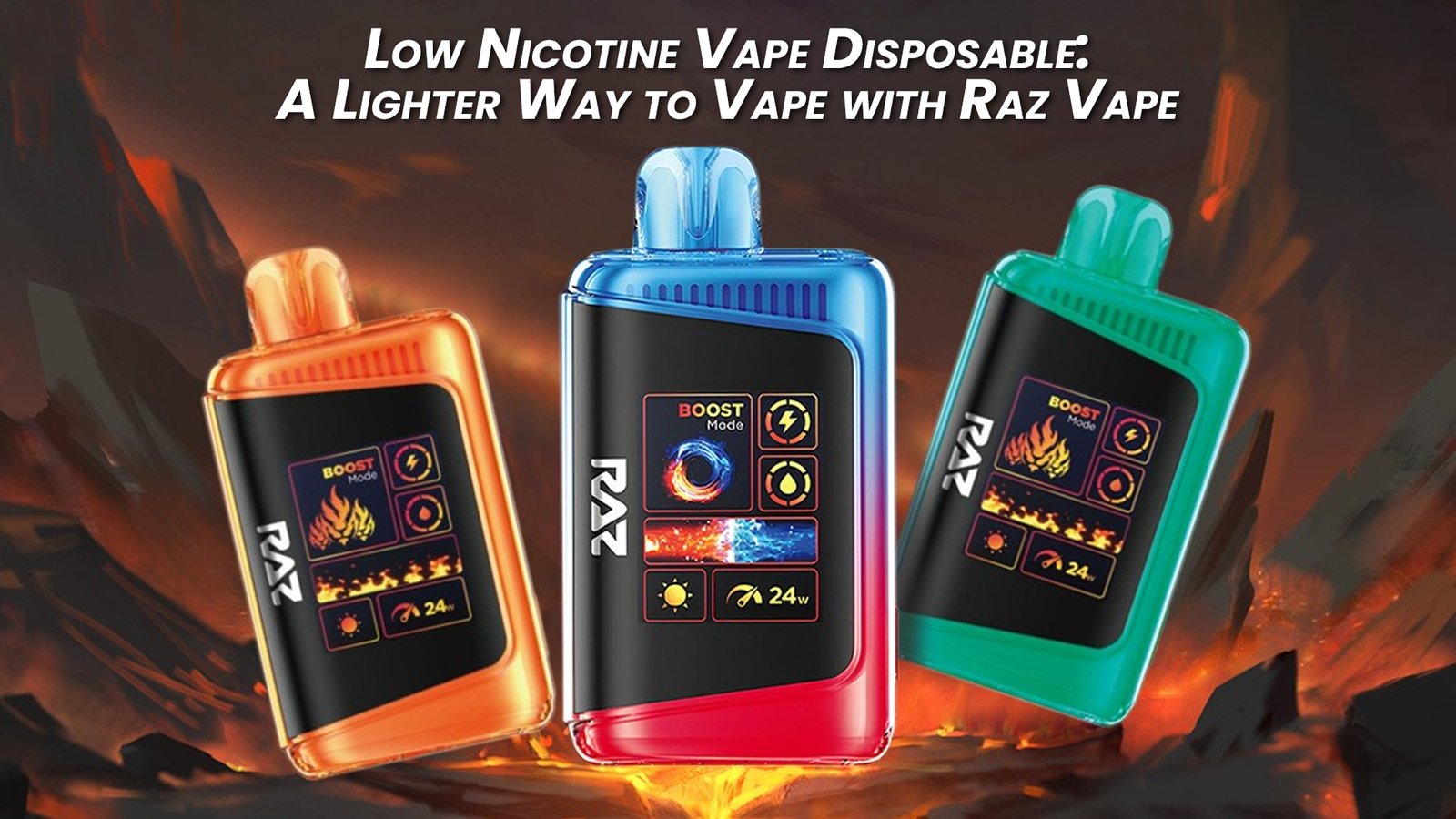 Low Nicotine Vape Disposable