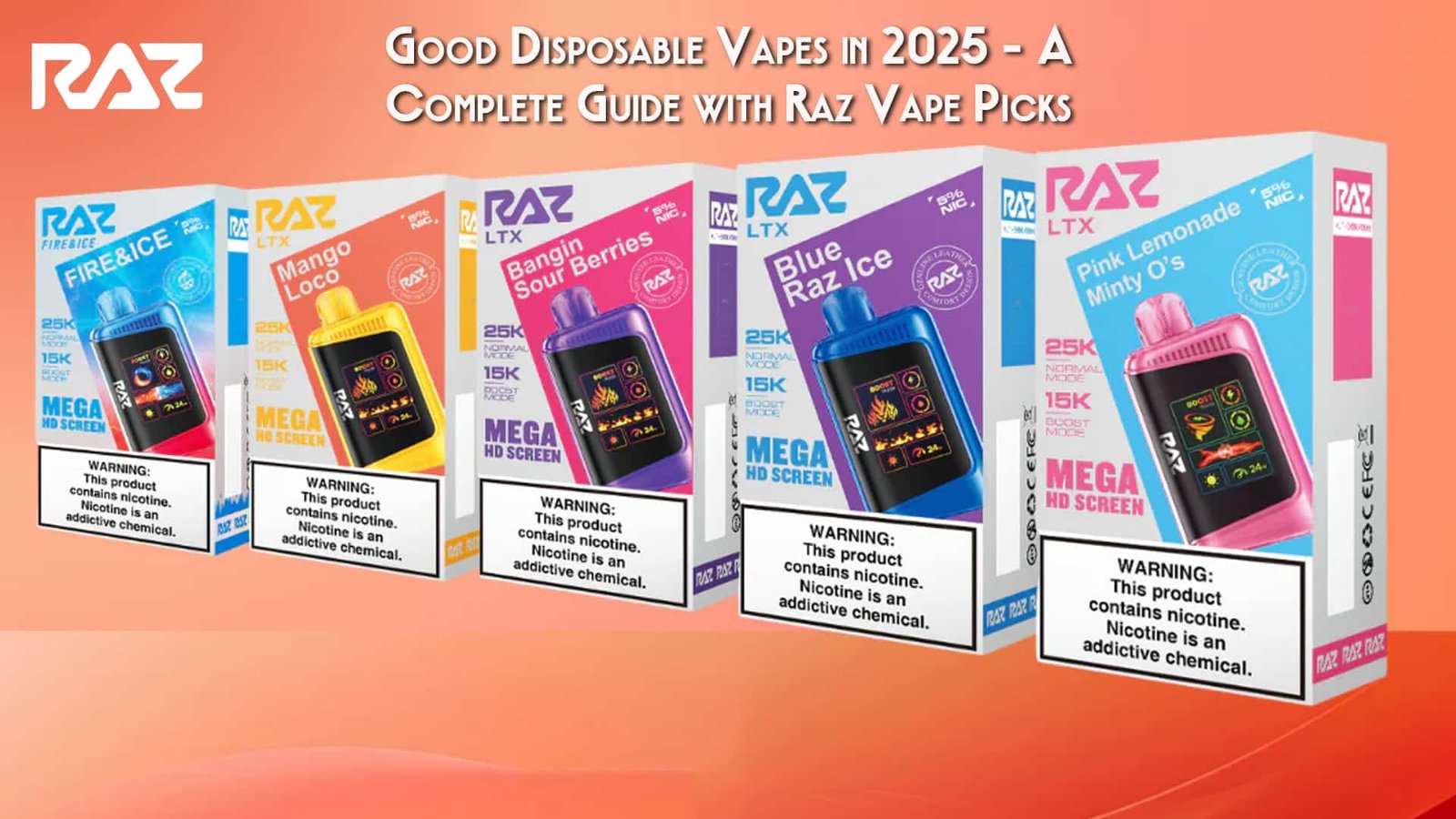 Good Disposable Vapes in 2025 – A Complete Guide with Raz Vape Picks